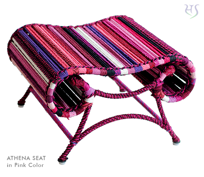Athena Seat Katran Collection in Pink Color by Sahil & Sarthak